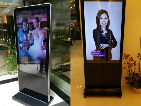 55 Inch Floor Standing Advertising Machine